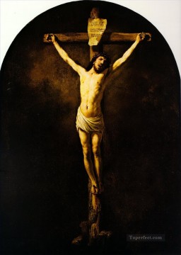Rembrandt van Rijn Painting - cristo en la cruz 1631 Rembrandt